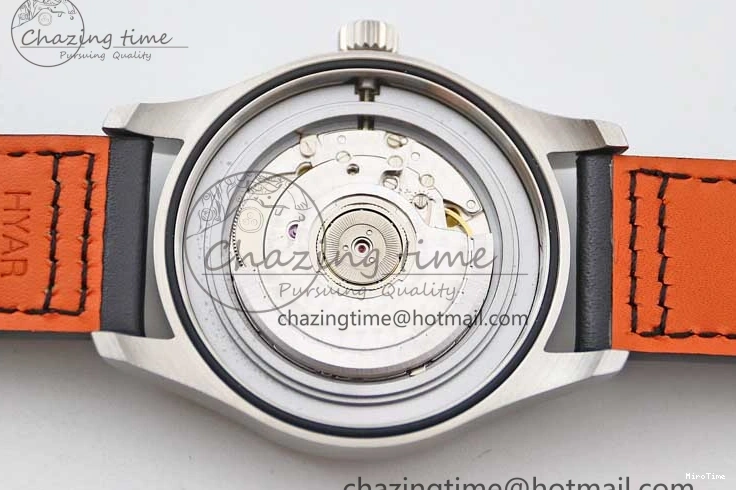 MIROTIME 0421 Vibrant Mark XVIII IW327001 SS M+F 1:1 Best Edition Black Dial on Black Leather Strap A 7055